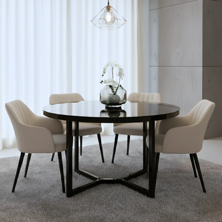 שולחן פינת אוכל קמילה שחור