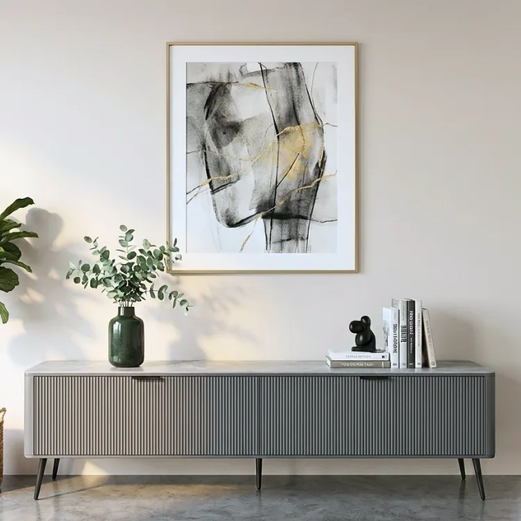 מזנון לסלון דגם יוקו צבע אפור