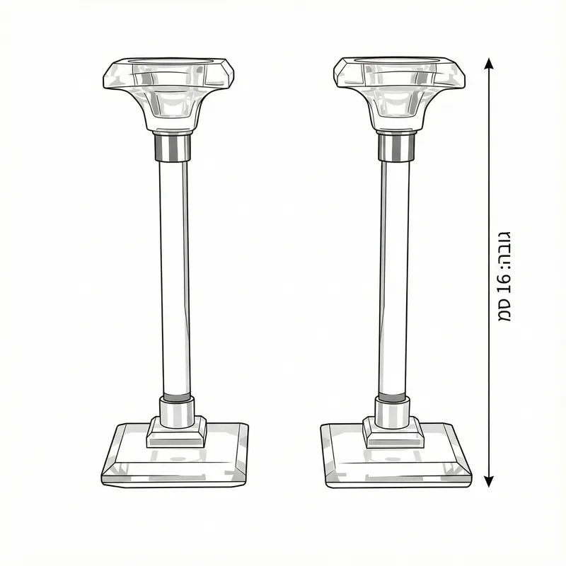 סט פמוטי קריסטל 16 ס";מ