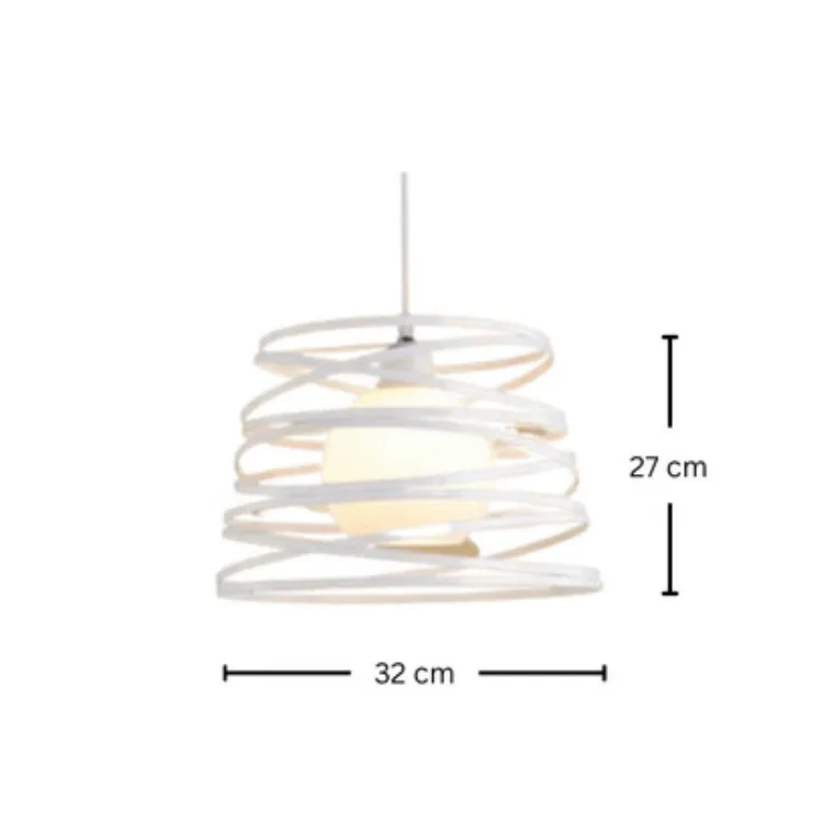 גוף תאורה תלוי דגם אורי לבן