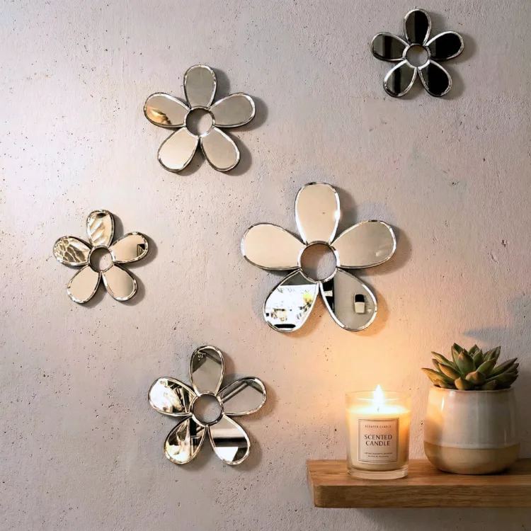 סט 5 פרחים ממראה