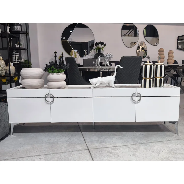 מזנון לסלון דגם טוקיו לבן