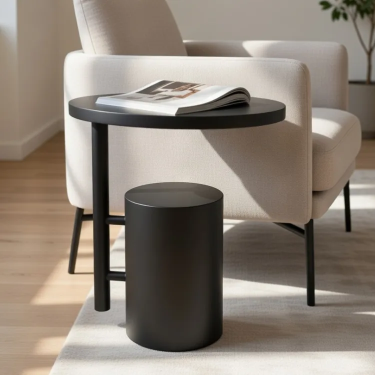 שולחן צד דגם ברק שחור