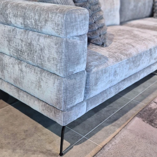 ספה 3 מטר דגם גוצ'י אפור