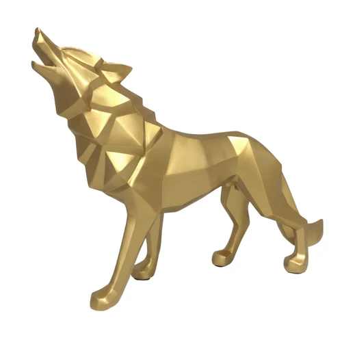 פסל נוי זאב זהב