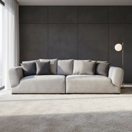 ספה דגם מדונה 2.9 מטר בצבע אפור