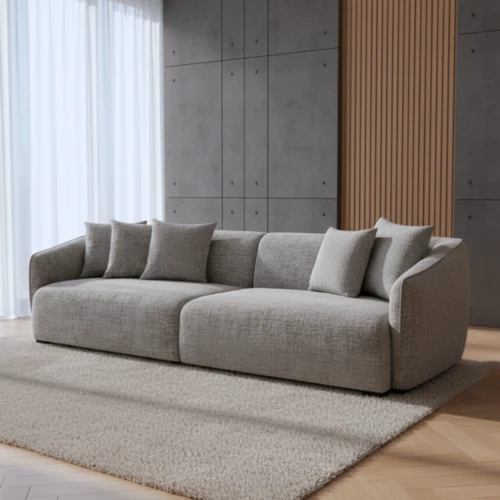 ספה דגם מלודי 2.9 מטר אפור