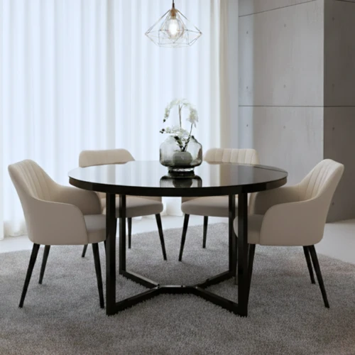 שולחן פינת אוכל קמילה שחור