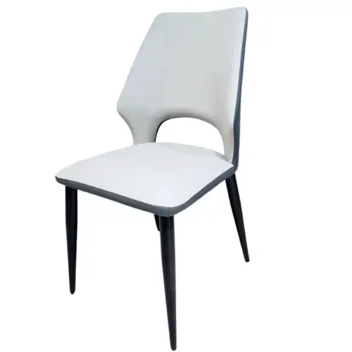 כיסא אוכל דמוי עור דגם ניו יורק 2 צבעים