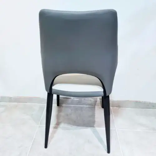 כיסא אוכל דמוי עור דגם ניו יורק 2 צבעים