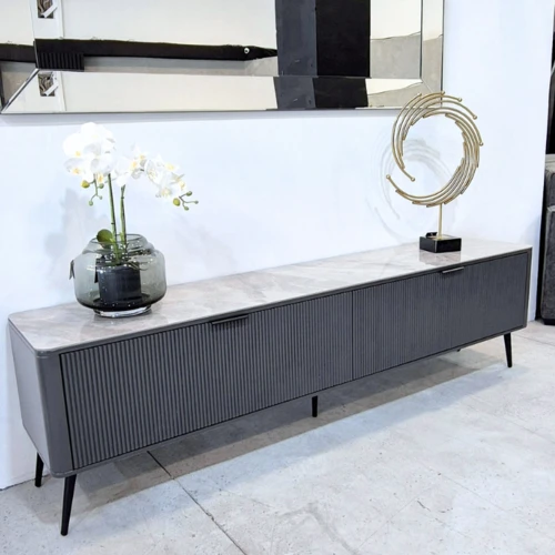 מזנון לסלון דגם יוקו צבע אפור