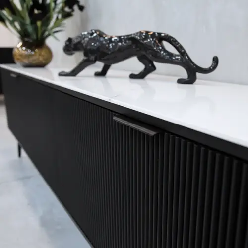 מזנון לסלון דגם יוקו צבע שחור