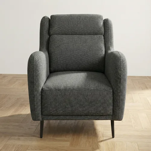 כורסא מעוצבת דגם אמה אפור