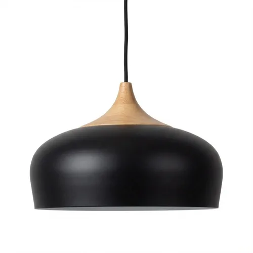 גוף תאורה תלוי שחור דגם עומר