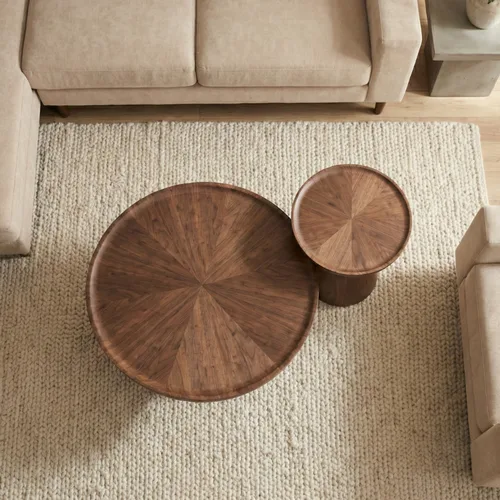 סט שולחנות אגוז דגם עלית