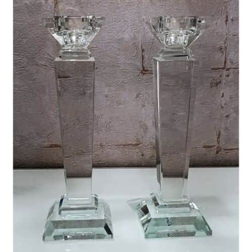 סט פמוטי קריסטל מרובע