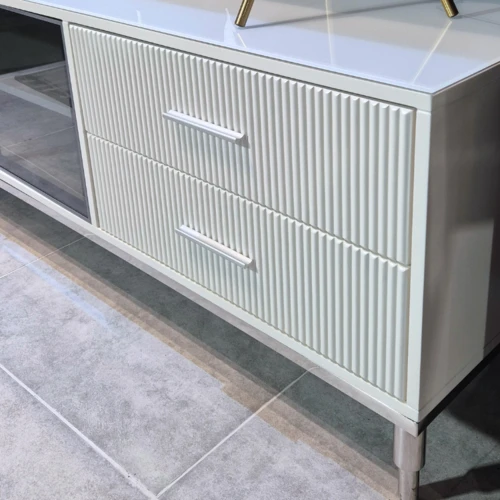 מזנון דגם שאנטל לבן כסוף