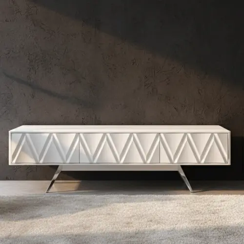 מזנון דגם מישל לבן - תצוגה בילו