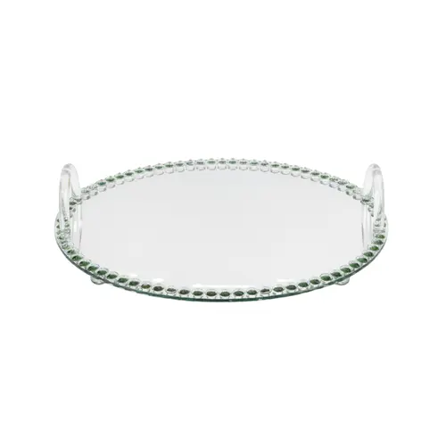 מגש מראה עגול