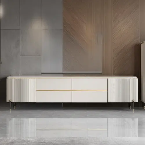 מזנון דגם ולנסיה לבן זהב