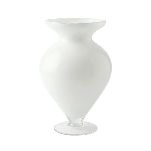 אגרטל זכוכית לבן דגם GR1080