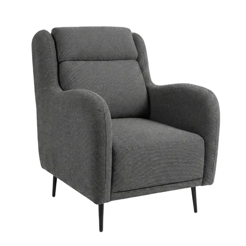 כורסא מעוצבת דגם אמה אפור