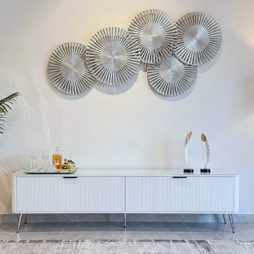 מזנון לסלון דגם יוקו צבע לבן