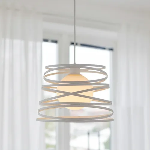 גוף תאורה תלוי דגם אורי לבן