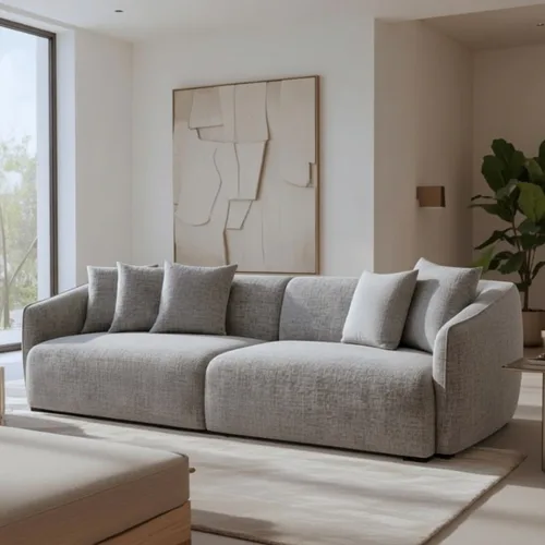 ספה דגם מלודי 2.9 מטר אפור