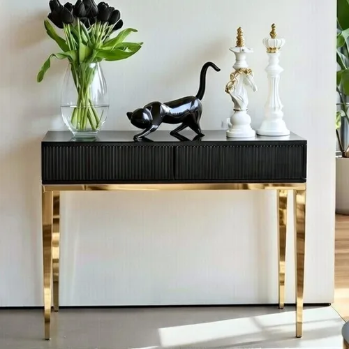קונסולה מלטה זהב שחור