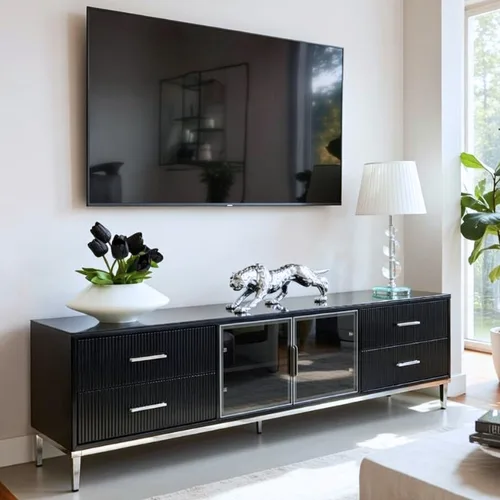 מזנון דגם שאנטל שחור כסוף - תצוגה חיפה