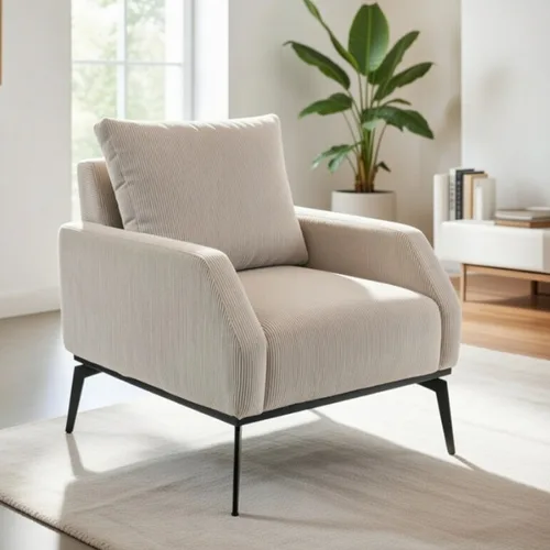 כורסא דגם פריז צבע נס קפה