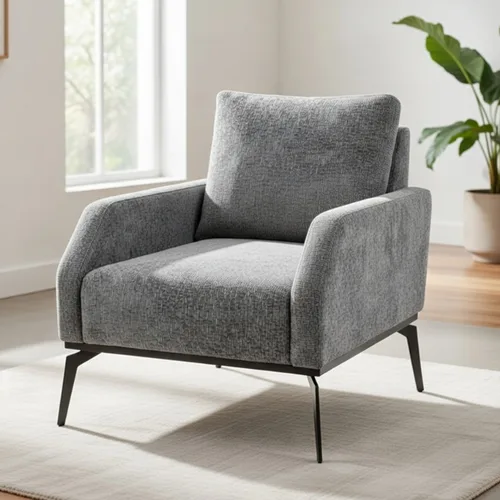 כורסא דגם פריז אפור