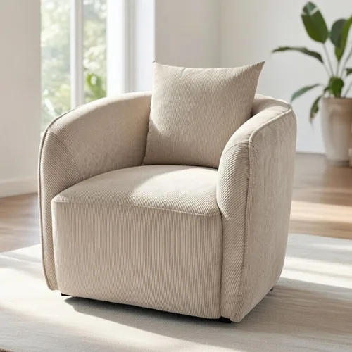 כורסא דגם טורונטו צבע נס קפה קורדורוי